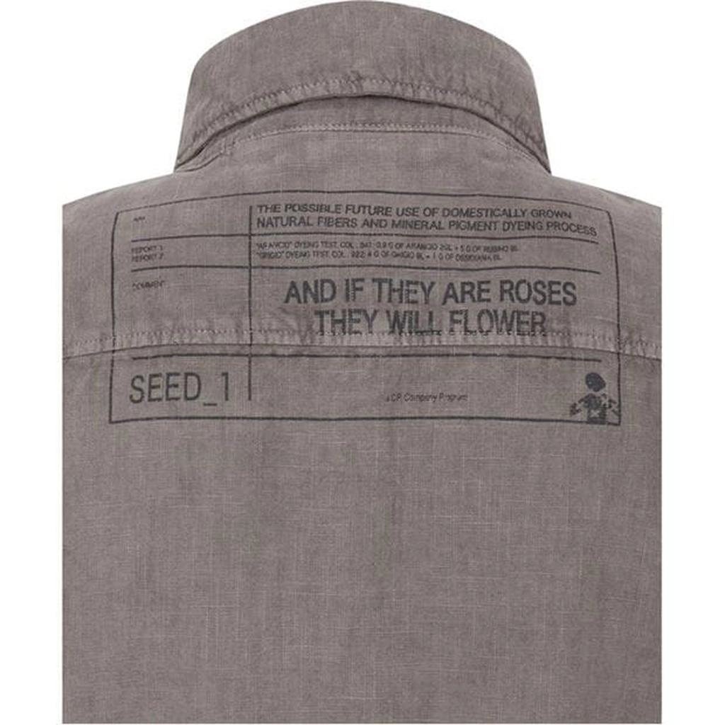 CP Company Seed 2 Button Overshirt - Grey